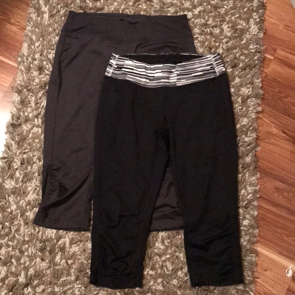 Athletic capris. SOLD as a SET